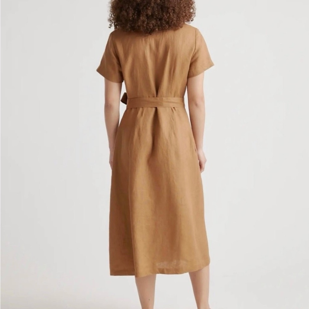 Quince Brown Button-Down Dress - Picture 2 of 8
